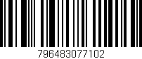 Código de barras (EAN, GTIN, SKU, ISBN): '796483077102'