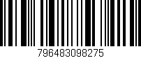 Código de barras (EAN, GTIN, SKU, ISBN): '796483098275'