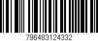 Código de barras (EAN, GTIN, SKU, ISBN): '796483124332'