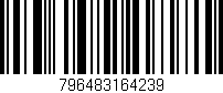 Código de barras (EAN, GTIN, SKU, ISBN): '796483164239'