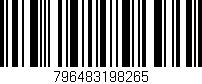 Código de barras (EAN, GTIN, SKU, ISBN): '796483198265'