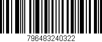 Código de barras (EAN, GTIN, SKU, ISBN): '796483240322'