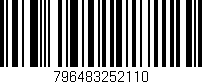 Código de barras (EAN, GTIN, SKU, ISBN): '796483252110'
