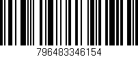 Código de barras (EAN, GTIN, SKU, ISBN): '796483346154'