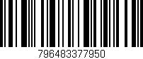 Código de barras (EAN, GTIN, SKU, ISBN): '796483377950'