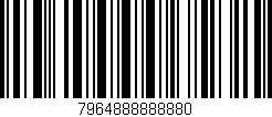 Código de barras (EAN, GTIN, SKU, ISBN): '7964888888880'
