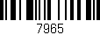 Código de barras (EAN, GTIN, SKU, ISBN): '7965'