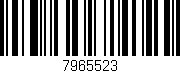 Código de barras (EAN, GTIN, SKU, ISBN): '7965523'