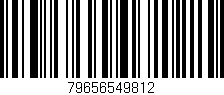 Código de barras (EAN, GTIN, SKU, ISBN): '79656549812'