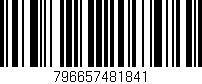 Código de barras (EAN, GTIN, SKU, ISBN): '796657481841'