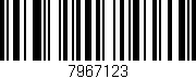 Código de barras (EAN, GTIN, SKU, ISBN): '7967123'