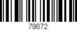 Código de barras (EAN, GTIN, SKU, ISBN): '79672'