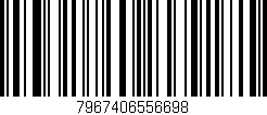 Código de barras (EAN, GTIN, SKU, ISBN): '7967406556698'