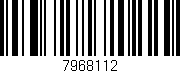 Código de barras (EAN, GTIN, SKU, ISBN): '7968112'