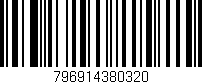 Código de barras (EAN, GTIN, SKU, ISBN): '796914380320'
