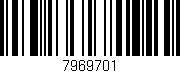 Código de barras (EAN, GTIN, SKU, ISBN): '7969701'