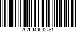 Código de barras (EAN, GTIN, SKU, ISBN): '7970943033461'