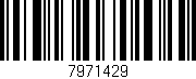 Código de barras (EAN, GTIN, SKU, ISBN): '7971429'