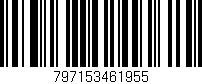 Código de barras (EAN, GTIN, SKU, ISBN): '797153461955'
