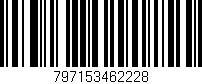 Código de barras (EAN, GTIN, SKU, ISBN): '797153462228'