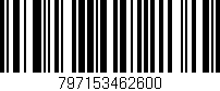 Código de barras (EAN, GTIN, SKU, ISBN): '797153462600'