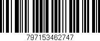 Código de barras (EAN, GTIN, SKU, ISBN): '797153462747'