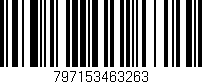 Código de barras (EAN, GTIN, SKU, ISBN): '797153463263'