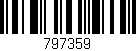 Código de barras (EAN, GTIN, SKU, ISBN): '797359'