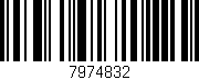 Código de barras (EAN, GTIN, SKU, ISBN): '7974832'