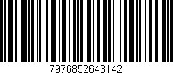 Código de barras (EAN, GTIN, SKU, ISBN): '7976852643142'