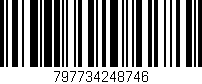 Código de barras (EAN, GTIN, SKU, ISBN): '797734248746'
