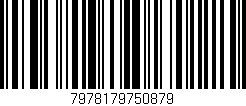Código de barras (EAN, GTIN, SKU, ISBN): '7978179750879'