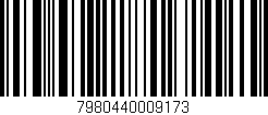 Código de barras (EAN, GTIN, SKU, ISBN): '7980440009173'
