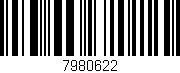 Código de barras (EAN, GTIN, SKU, ISBN): '7980622'