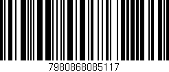 Código de barras (EAN, GTIN, SKU, ISBN): '7980868085117'