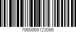 Código de barras (EAN, GTIN, SKU, ISBN): '7980868123086'