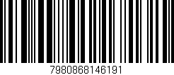 Código de barras (EAN, GTIN, SKU, ISBN): '7980868146191'