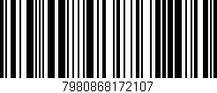 Código de barras (EAN, GTIN, SKU, ISBN): '7980868172107'