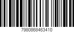 Código de barras (EAN, GTIN, SKU, ISBN): '7980868463410'