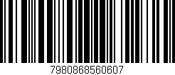 Código de barras (EAN, GTIN, SKU, ISBN): '7980868560607'