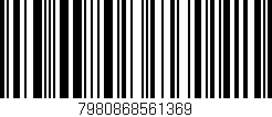 Código de barras (EAN, GTIN, SKU, ISBN): '7980868561369'