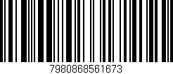 Código de barras (EAN, GTIN, SKU, ISBN): '7980868561673'