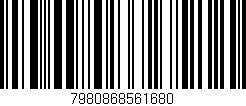 Código de barras (EAN, GTIN, SKU, ISBN): '7980868561680'