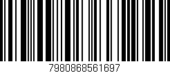 Código de barras (EAN, GTIN, SKU, ISBN): '7980868561697'