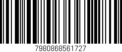 Código de barras (EAN, GTIN, SKU, ISBN): '7980868561727'