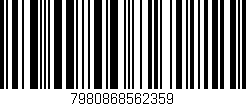 Código de barras (EAN, GTIN, SKU, ISBN): '7980868562359'