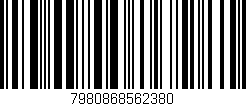 Código de barras (EAN, GTIN, SKU, ISBN): '7980868562380'