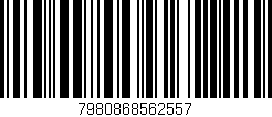 Código de barras (EAN, GTIN, SKU, ISBN): '7980868562557'