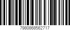 Código de barras (EAN, GTIN, SKU, ISBN): '7980868562717'