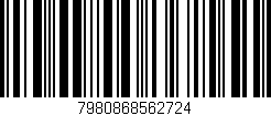 Código de barras (EAN, GTIN, SKU, ISBN): '7980868562724'